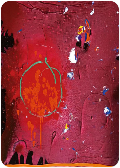 One Life - 5.11.07 - 2007 By John Hoyland Pack of 10 Post Cards | John Hoyland Post Cards | A6 (10.5 x 14.8 cm) - 4.1 x 5.8 inches