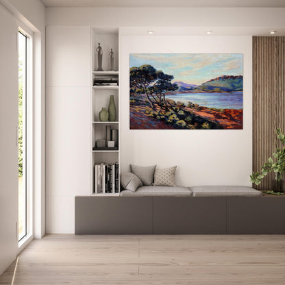 Agay Bay - 1910 - Armand Guillaumin Art Prints - 100x150 cm / 40x60″ inches | Armand Guillaumin Poster | Armand Guillaumin Prints