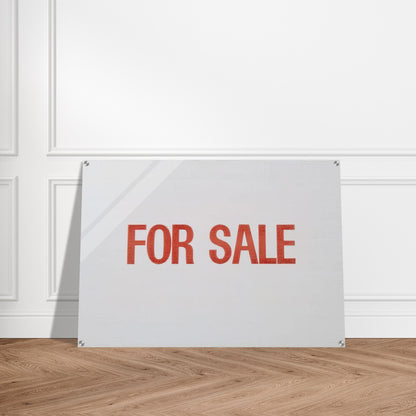 For Sale - 1962 - Billy Apple Acrylic Print - 70x100 cm / 28x40″ inches