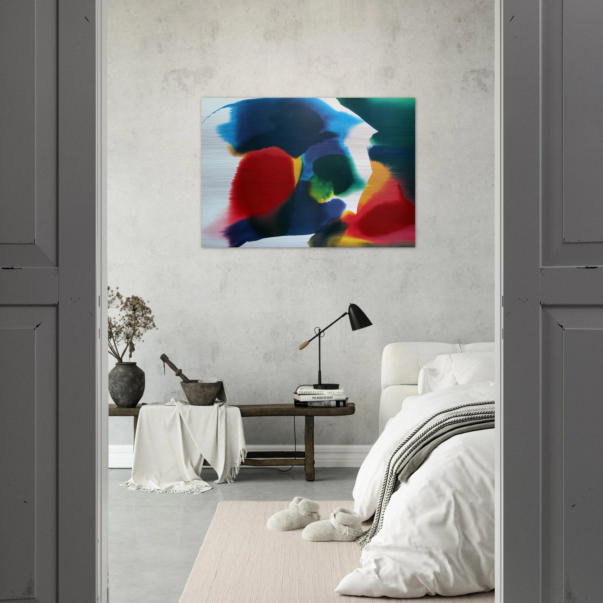 Phenomena Sherman Vortex - Paul Jenkins Brushed Aluminum Print - 70x100 cm / 28x40 inches | Paul Jenkins Aluminum Print | Paul Jenkins Prints