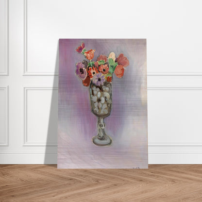 BOUQUET OF ANEMONES 1918 - Henri Matisse Brushed Aluminum Print - 70x100 cm / 28x40 inches | Henri Matisse Aluminum Print | Henri Matisse Prints