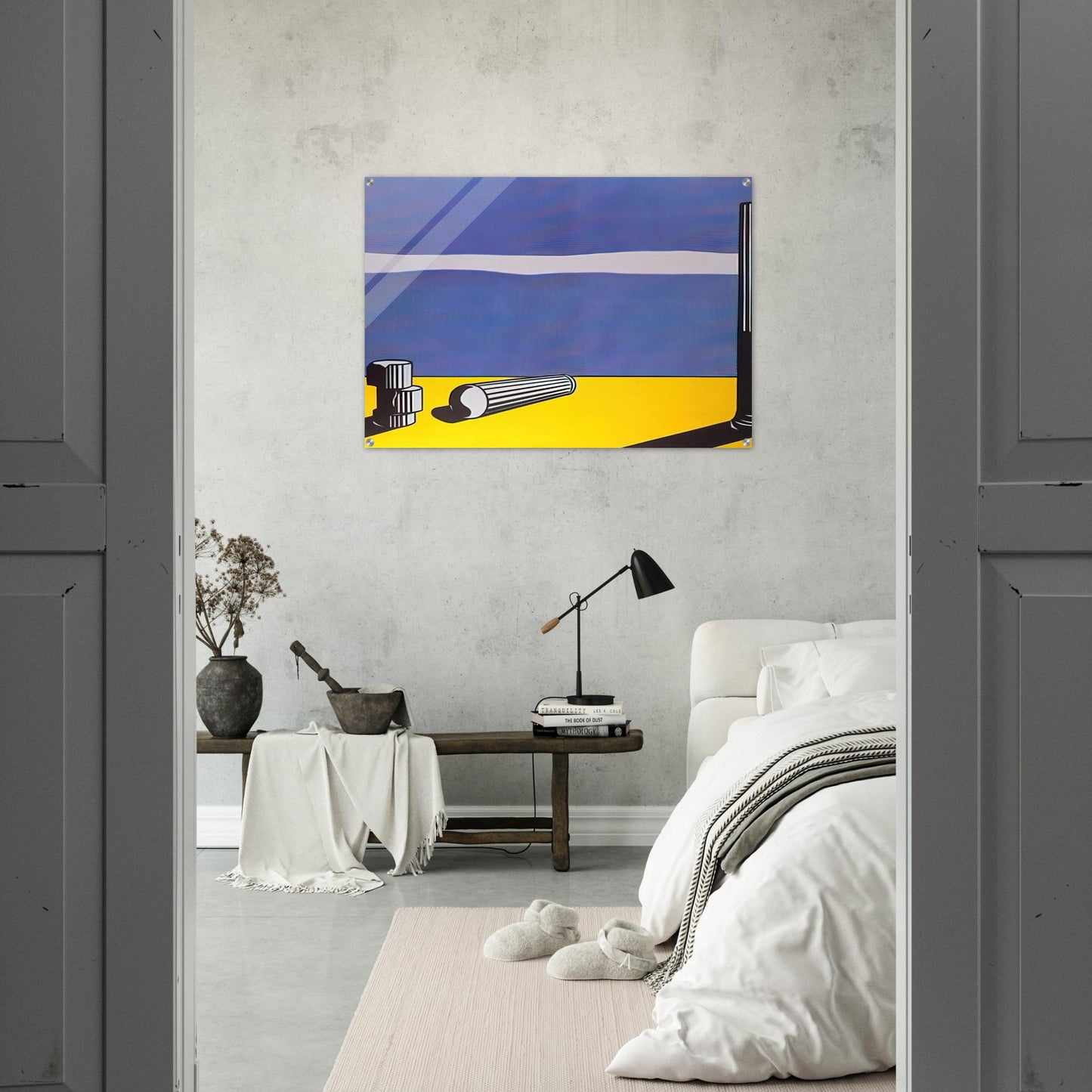 RUINS 1965 - Roy Lichtenstein Acrylic Print - 70x100 cm / 28x40″ inches