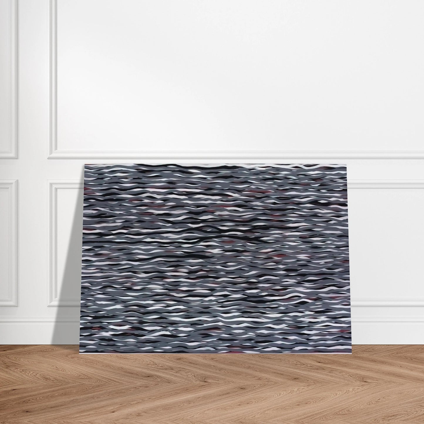 Horizontal Lines of Color - Sol LeWitt Brushed Aluminum Print - 70x100 cm / 28x40 inches | Sol LeWitt Aluminum Print | Sol LeWitt Prints