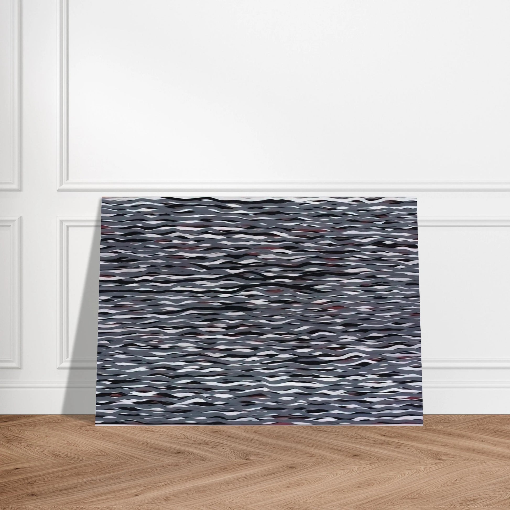 Horizontal Lines of Color - Sol LeWitt Brushed Aluminum Print - 70x100 cm / 28x40 inches | Sol LeWitt Aluminum Print | Sol LeWitt Prints