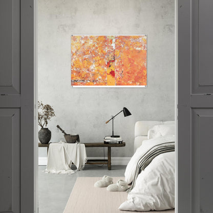Toward a Red - Sam Gilliam Acrylic Print - 70x100 cm / 28x40″ inches | Sam Gilliam Wall Art | Sam Gilliam Prints
