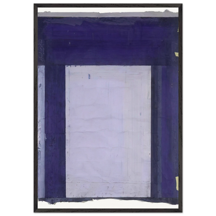 Hydra Group X - 1981 - Brice Marden 70x100 cm / 28x40 inches Framed Art Print – Black Wooden Frame