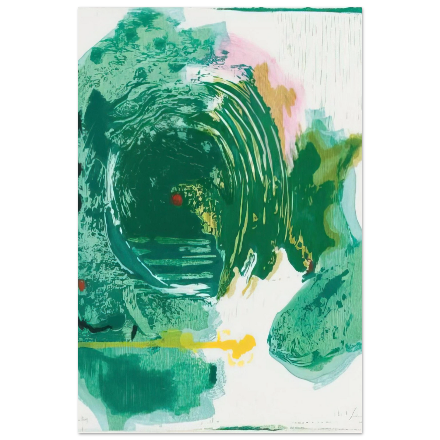 Helen Frankenthaler - Radius - 1993 Wall art - 30x40 cm / 12x16 inches - Fine Art Poster-canvas - -
