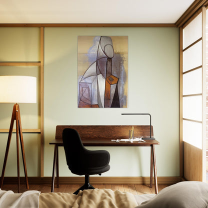 Composition - 1946 - Pablo Picasso Brushed Aluminum Print - 70x100 cm / 28x40 inches | Pablo Picasso Aluminum Print | Pablo Picasso Prints