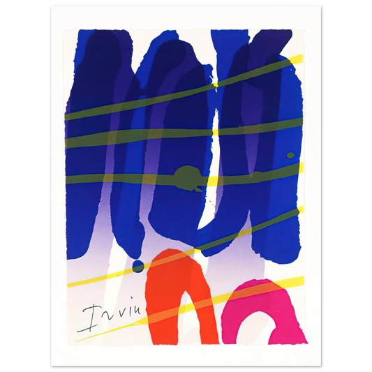 Albert Irvin - Alba - 1987  75x100 cm / 30x40inches Fine Art Poster
