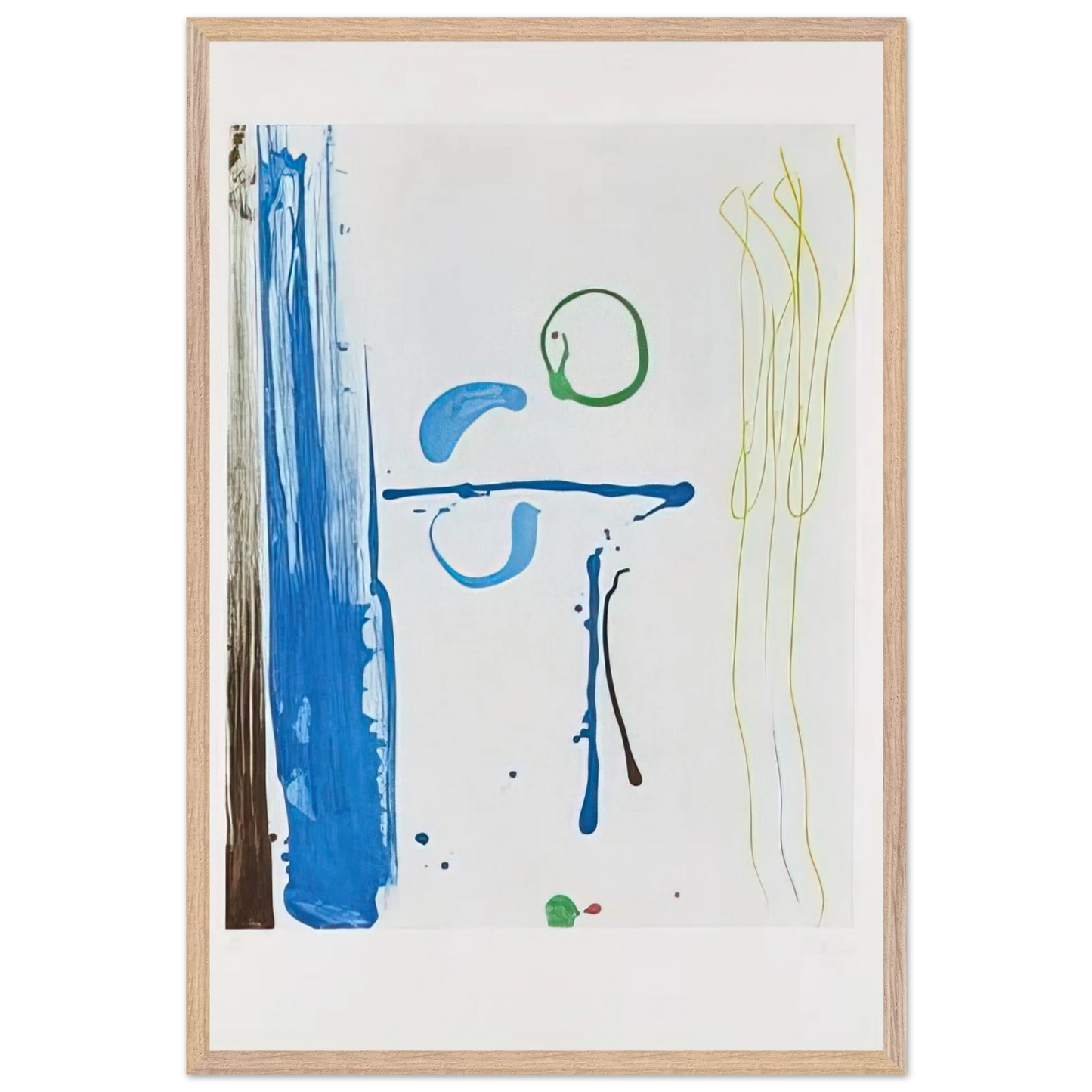 Helen Frankenthaler - Sunshine After Rain - 1987 Wall art - A0 (84.1 x 118.9  cm) - Fine Art Poster-canvas - -