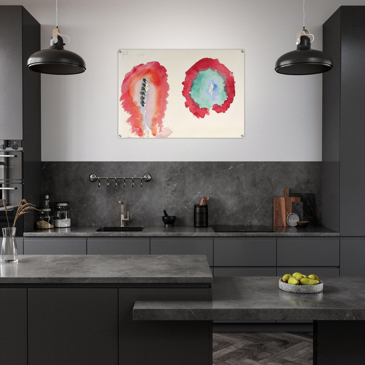 WHEAT AND WORMWOOD 1922 - Hilma af Klint Acrylic Print - 70x100 cm / 28x40″ inches