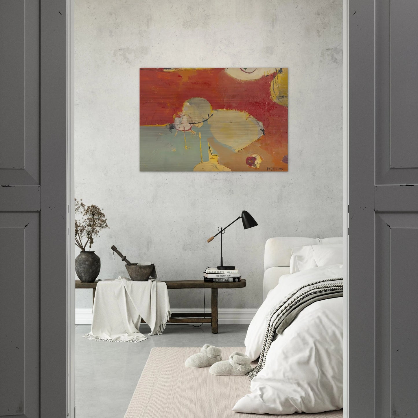 Untitled #2 Sausalito - Richard Diebenkorn Brushed Aluminum Print - 70x100 cm / 28x40 inches | Richard Diebenkorn Aluminum Print | Richard Diebenkorn Prints