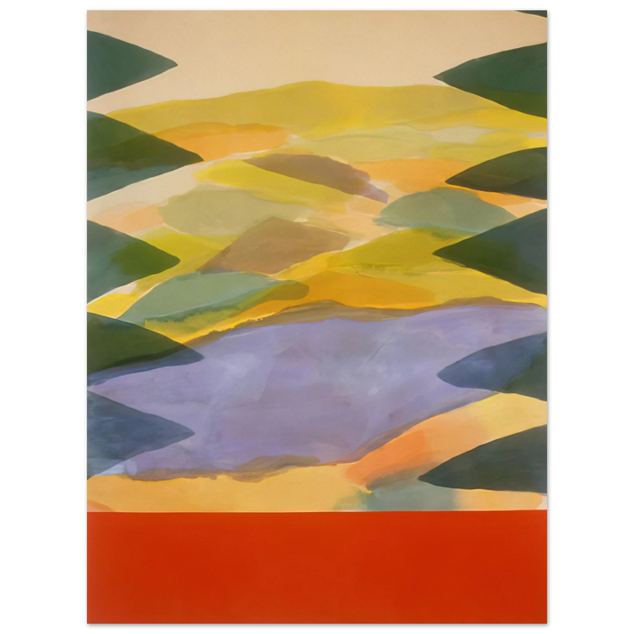 Ronnie Landfield - Imagination's Door - 1980  75x100 cm / 30x40inches Fine Art Poster