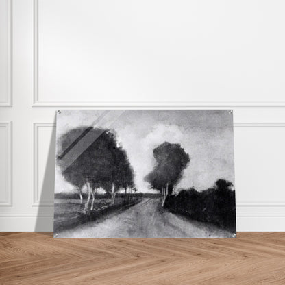 Country Lane with Trees - Vincent van Gogh Acrylic Print - 70x100 cm / 28x40″ inches