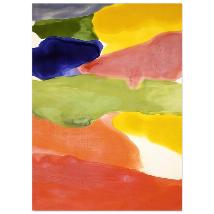 Helen Frankenthaler - Tutti-Fruitti - 1966 Wall art - 15x20 cm / 6x8 inches - Fine Art Poster-canvas - -