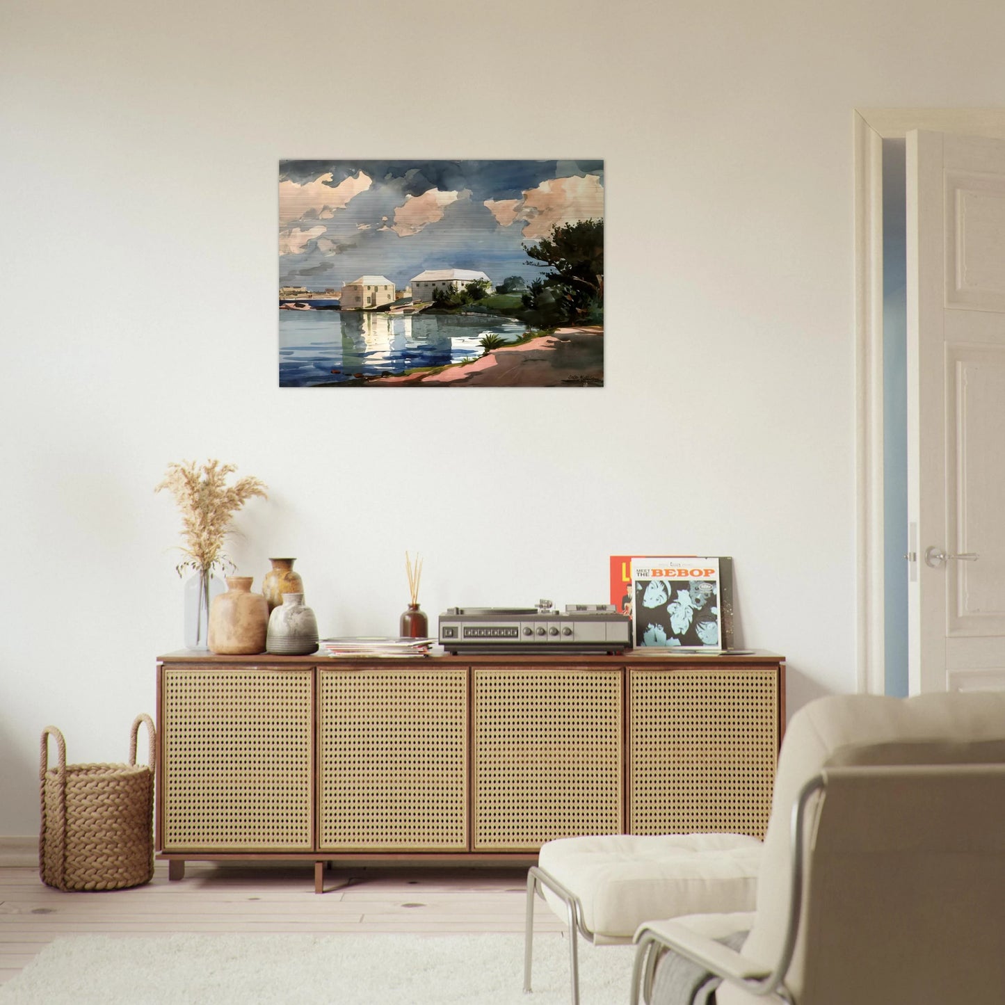 SALT KETTLE BERMUDA - Winslow Homer Brushed Aluminum Print - 70x100 cm / 28x40 inches | Winslow Homer Aluminum Print | Winslow Homer Prints