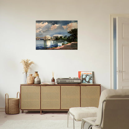 SALT KETTLE BERMUDA - Winslow Homer Brushed Aluminum Print - 70x100 cm / 28x40 inches | Winslow Homer Aluminum Print | Winslow Homer Prints