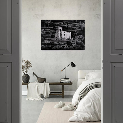 FARMHOUSE RAVELLO - MC Escher Brushed Aluminum Print - 70x100 cm / 28x40 inches | MC Escher Aluminum Print | MC Escher Prints
