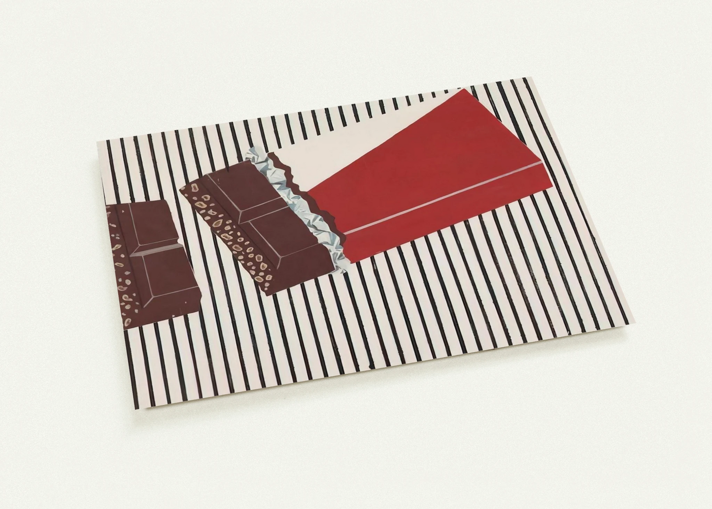 CHOCOLATE PAINTING SCHOKOLADENBILD 1964 By Sigmar Polke Pack of 10 Post Cards | Sigmar Polke Post Cards | A6 (10.5 x 14.8 cm) - 4.1 x 5.8 inches