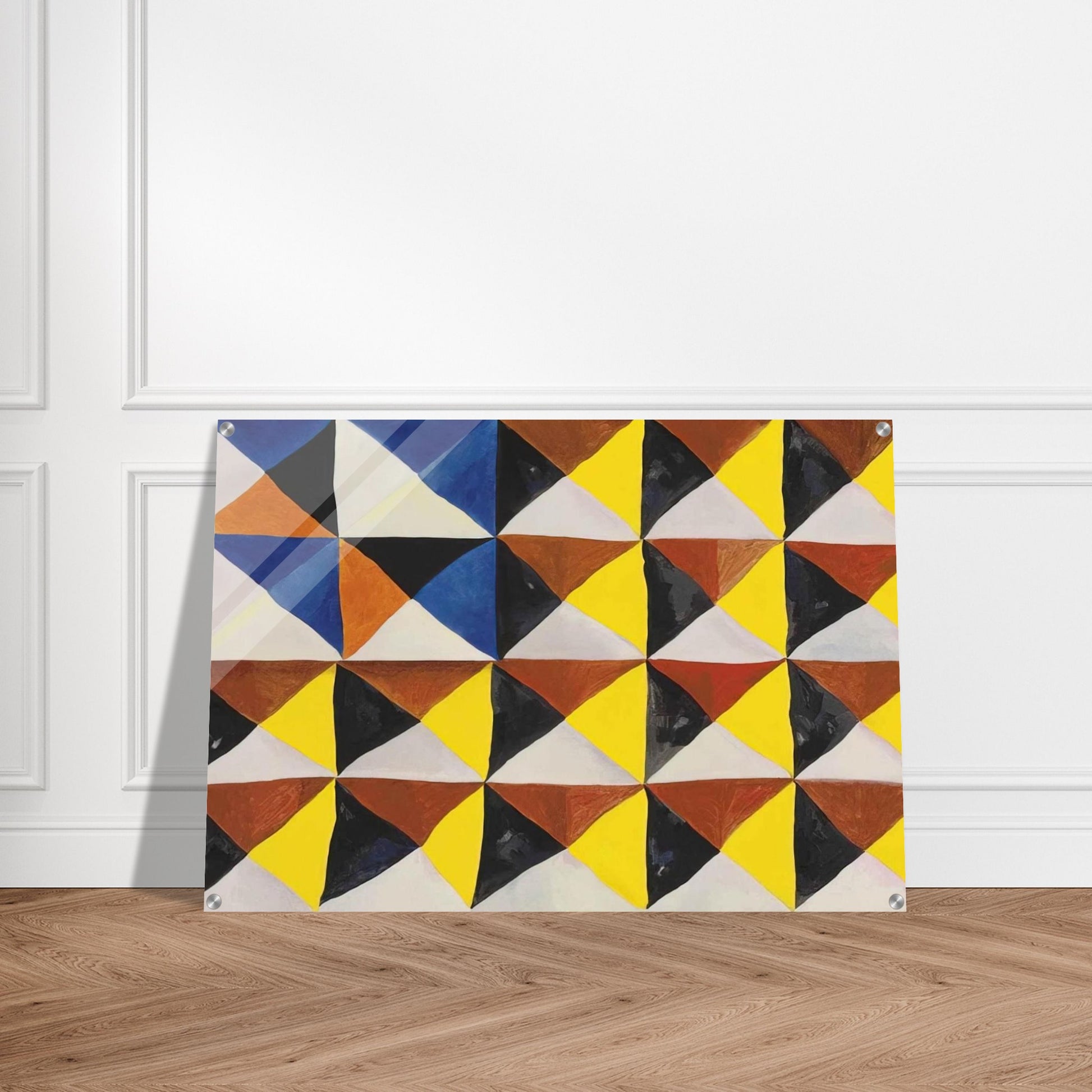 Harlequinade Harlequin with Columbine - 1990 - Mark Lancaster Acrylic Print - 70x100 cm / 28x40″ inches