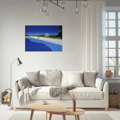 Deck - Hiroshi Nagai Brushed Aluminum Print - 70x100 cm / 28x40 inches | Hiroshi Nagai Aluminum Print | Hiroshi Nagai Prints