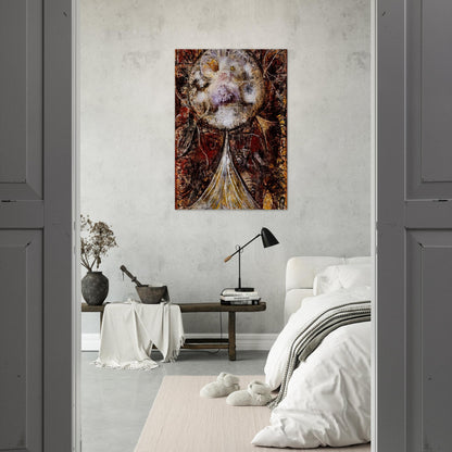 The Atom, One World - Richard Pousette-Dart Brushed Aluminum Print - 70x100 cm / 28x40 inches | Richard Pousette-Dart Aluminum Print | Richard Pousette-Dart Prints