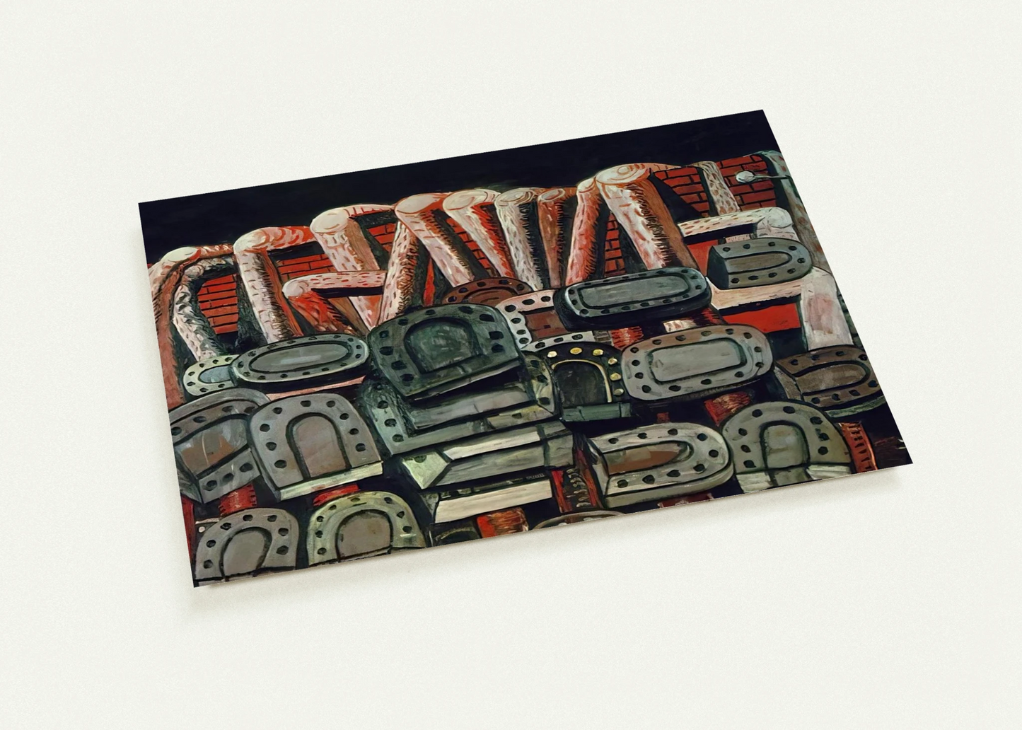 ANCIENT WALL By Philip Guston Pack of 10 Post Cards | Philip Guston Post Cards | A6 (10.5 x 14.8 cm) - 4.1 x 5.8 inches