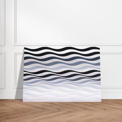 ARREST 3 1965 - Bridget Riley Brushed Aluminum Print - 70x100 cm / 28x40 inches | Bridget Riley Aluminum Print | Bridget Riley Prints