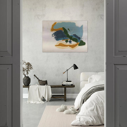 Tuscany - 1963 - Helen Frankenthaler Brushed Aluminum Print - 70x100 cm / 28x40 inches | Helen Frankenthaler Aluminum Print | Helen Frankenthaler Prints