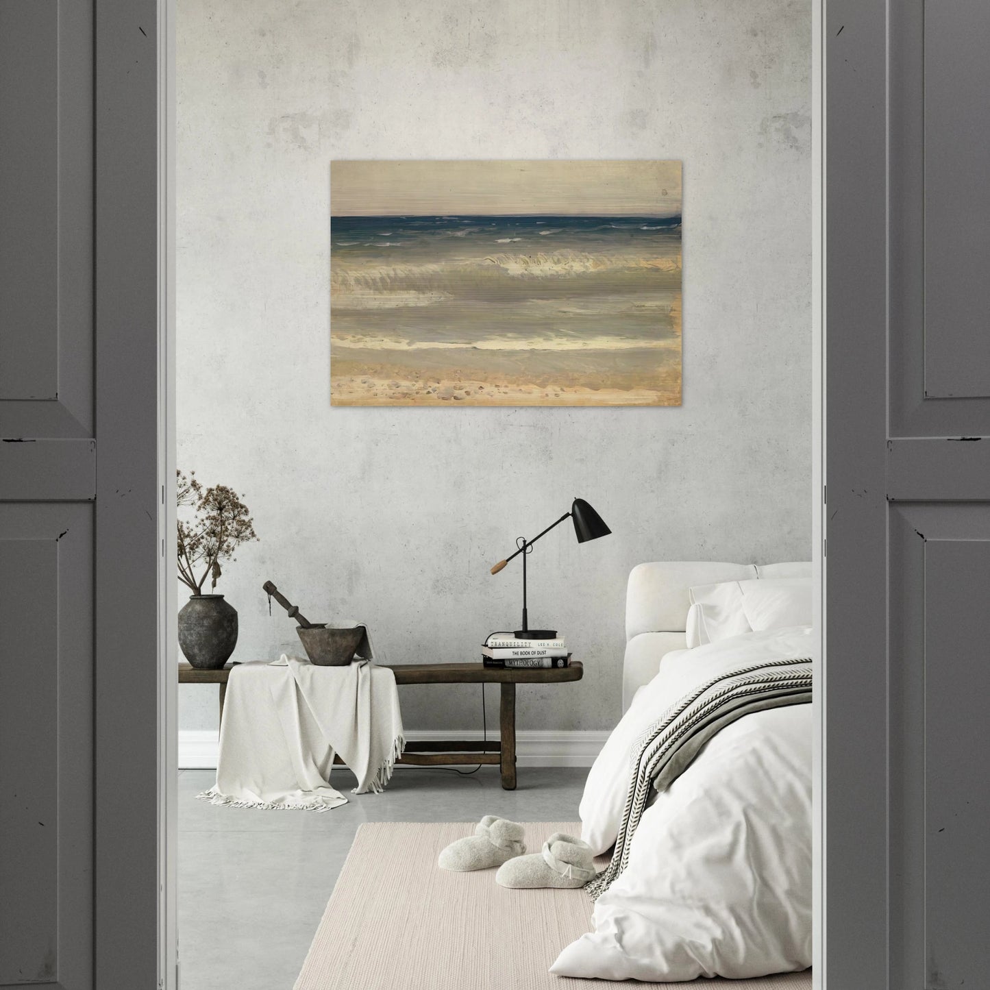Surf. Crimea - Arkhyp Kuindzhi Brushed Aluminum Print - 70x100 cm / 28x40 inches | Arkhyp Kuindzhi Aluminum Print | Arkhyp Kuindzhi Prints