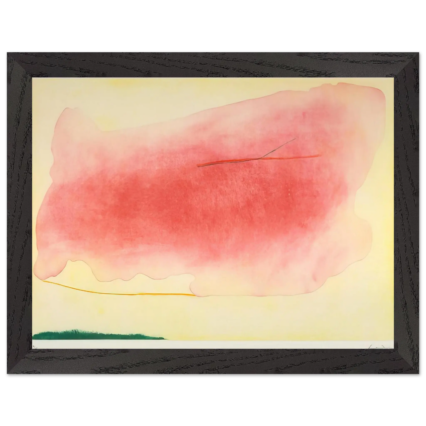 Helen Frankenthaler - Nepenthe - 1972 Wall art - 28x43  cm / XL (11x17 Inches) - Fine Art Poster - -