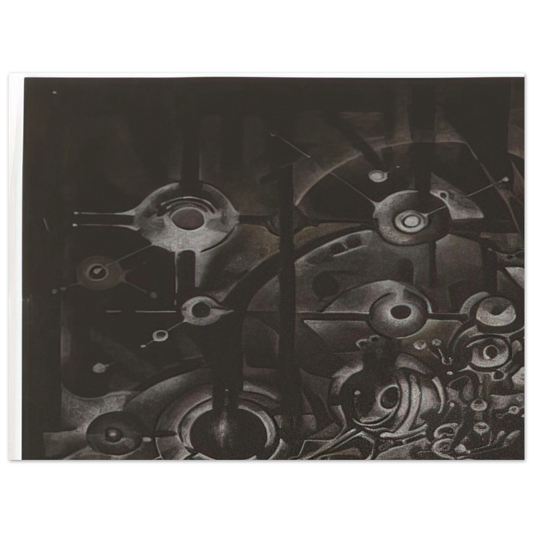 Lee Bontecou - UNTITLED 1998  75x100 cm / 30x40inches Fine Art Poster