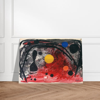 UNTITLED 1946 - Alexander Calder Brushed Aluminum Print - 70x100 cm / 28x40 inches | Alexander Calder Aluminum Print | Alexander Calder Prints
