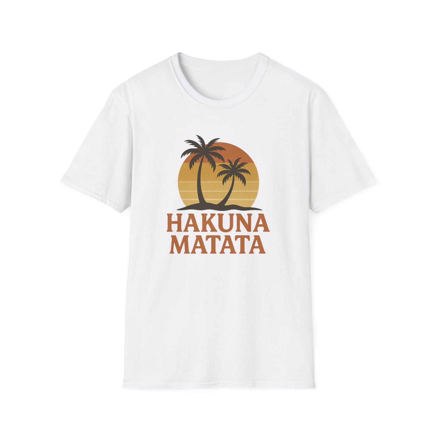 Hakuna Matata Retro-T-Shirt mit Grafik, „Keine Sorgen“-Shirt mit positiver Ausstrahlung, Vintage-T-Shirt im 90er-Jahre-Stil, Shirt mit Wohlfühl-Zitat, Unisex-Geschenk