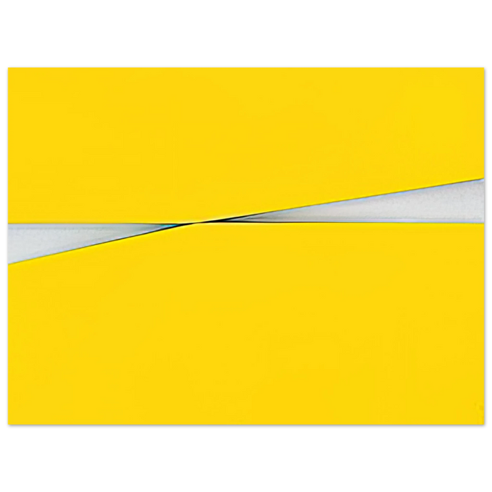 Carmen Herrera - Amarillo - 1971  75x100 cm / 30x40inches Fine Art Poster