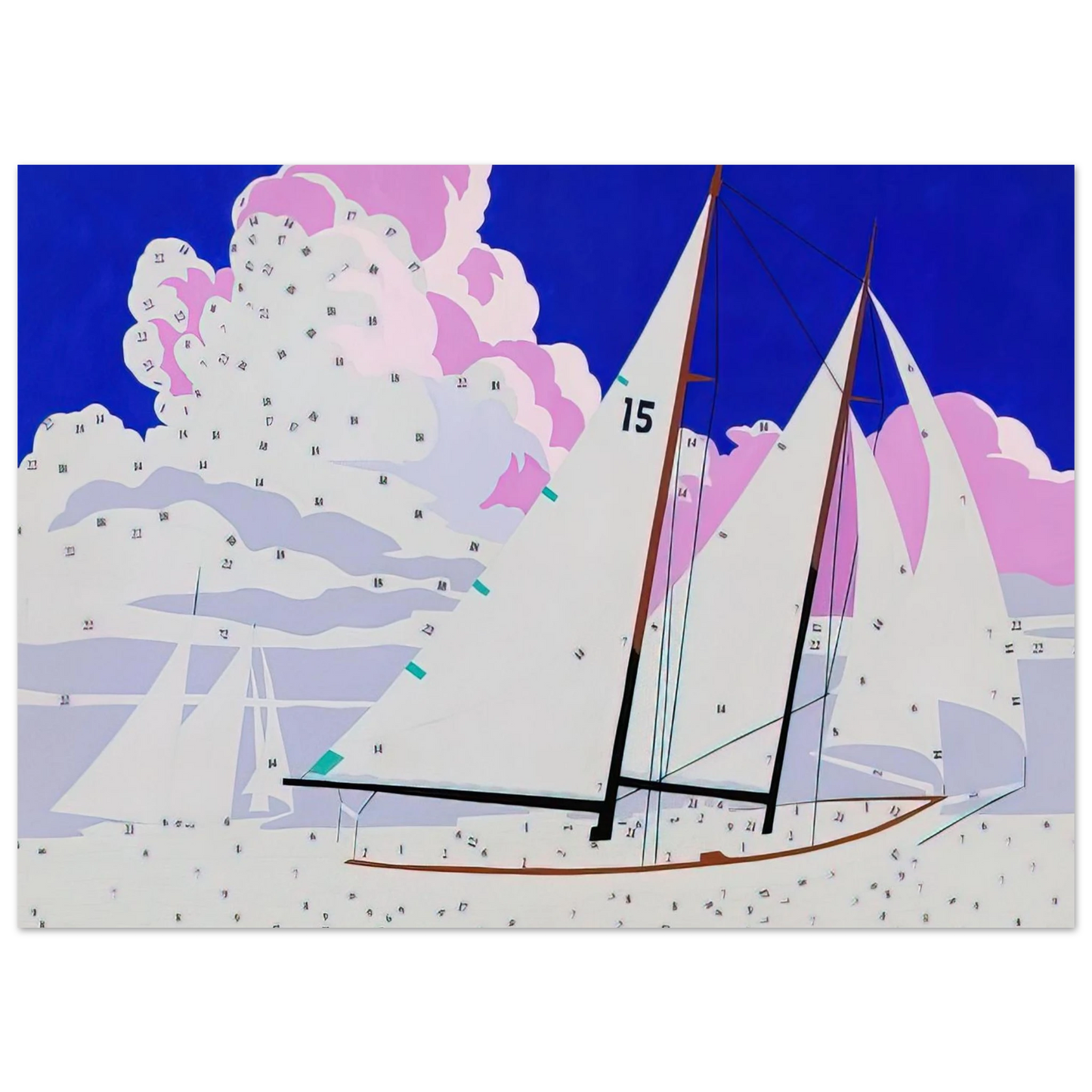 Andy Warhol - Do It Yourself  Sailboats  Fine Art Poster