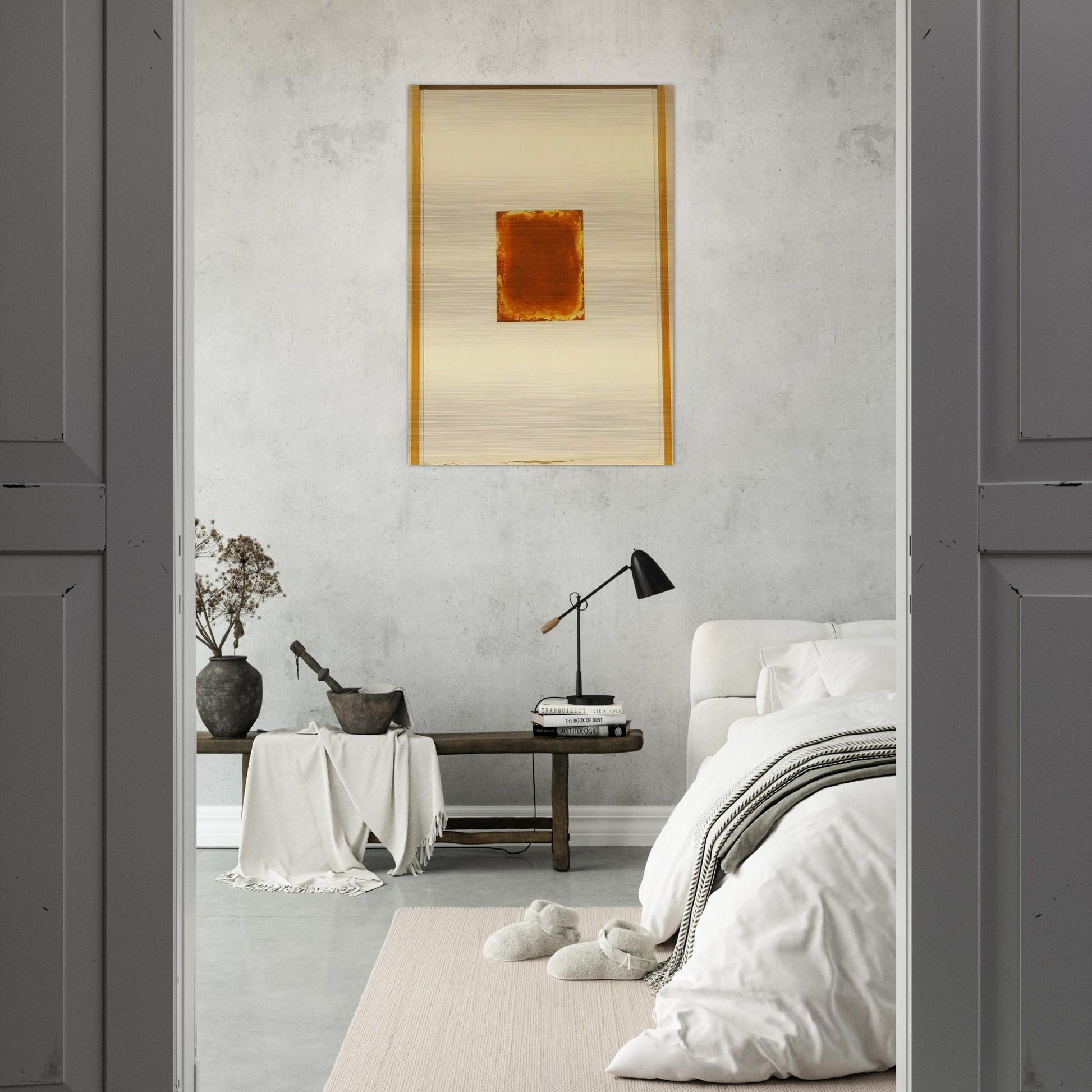 UNTITLED 1991 - Gotthard Graubner Brushed Aluminum Print - 70x100 cm / 28x40 inches | Gotthard Graubner Aluminum Print | Gotthard Graubner Prints