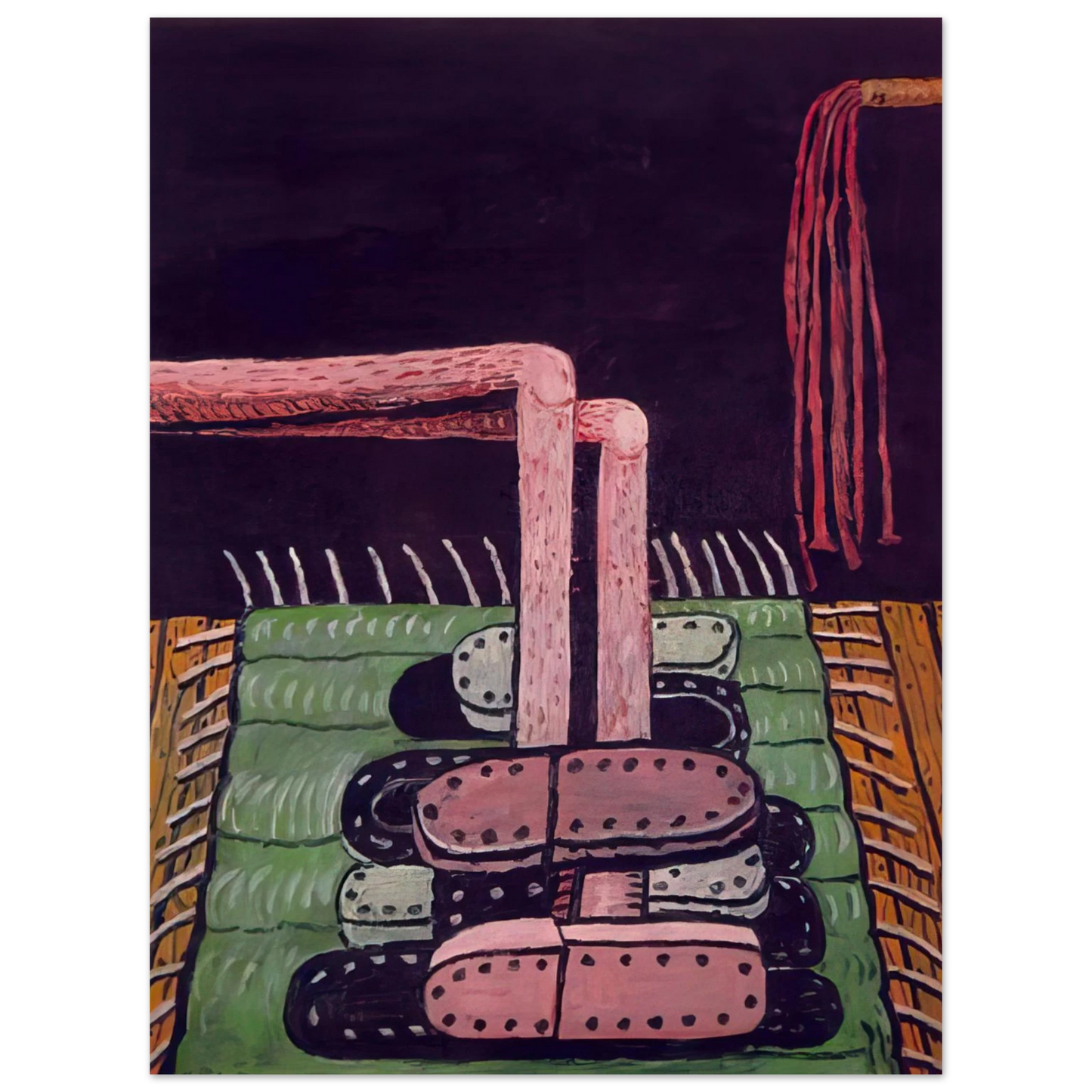 Philip Guston - GREEN RUG  75x100 cm / 30x40inches Fine Art Poster