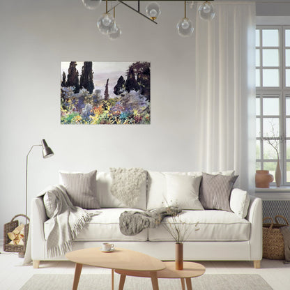 Granada - John Singer Sargent Brushed Aluminum Print - 70x100 cm / 28x40 inches | John Singer Sargent Aluminum Print | John Singer Sargent Prints