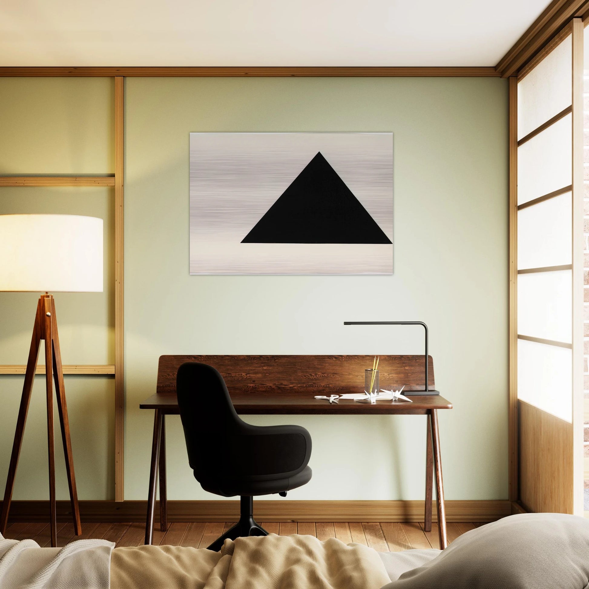 Triangle Form - Ellsworth Kelly Brushed Aluminum Print - 70x100 cm / 28x40 inches | Ellsworth Kelly Aluminum Print | Ellsworth Kelly Prints