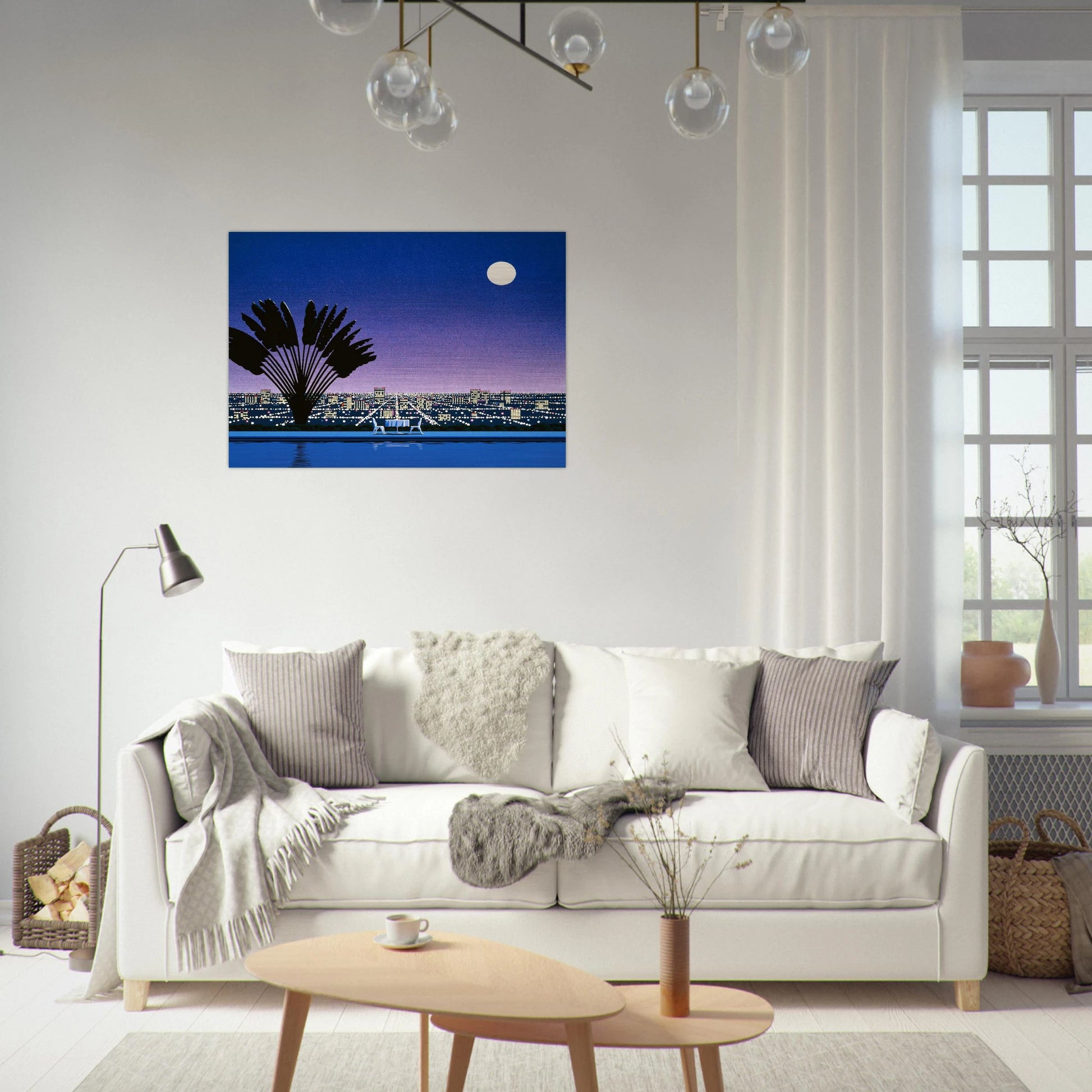 Onra - Nobody Has To Know - Hiroshi Nagai Brushed Aluminum Print - 70x100 cm / 28x40 inches | Hiroshi Nagai Aluminum Print | Hiroshi Nagai Prints