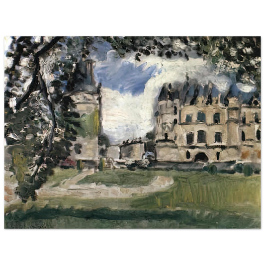 Henri Matisse - CHATEAU DE CHENONCEAUX 1917  75x100 cm / 30x40inches Fine Art Poster