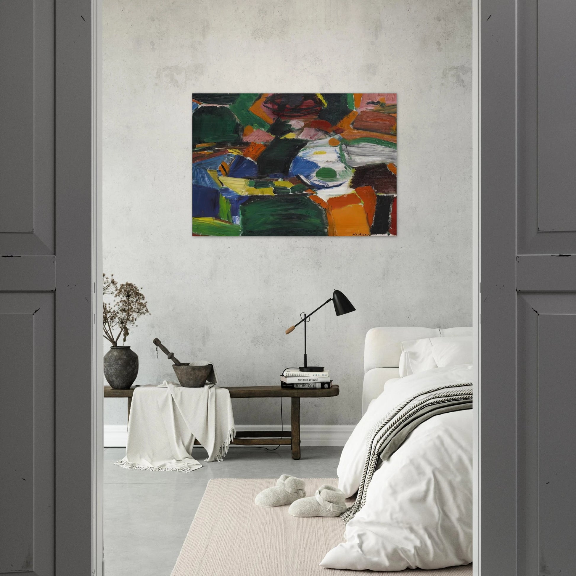 Orchard Street #2 - Grace Hartigan Brushed Aluminum Print - 70x100 cm / 28x40 inches | Grace Hartigan Aluminum Print | Grace Hartigan Prints