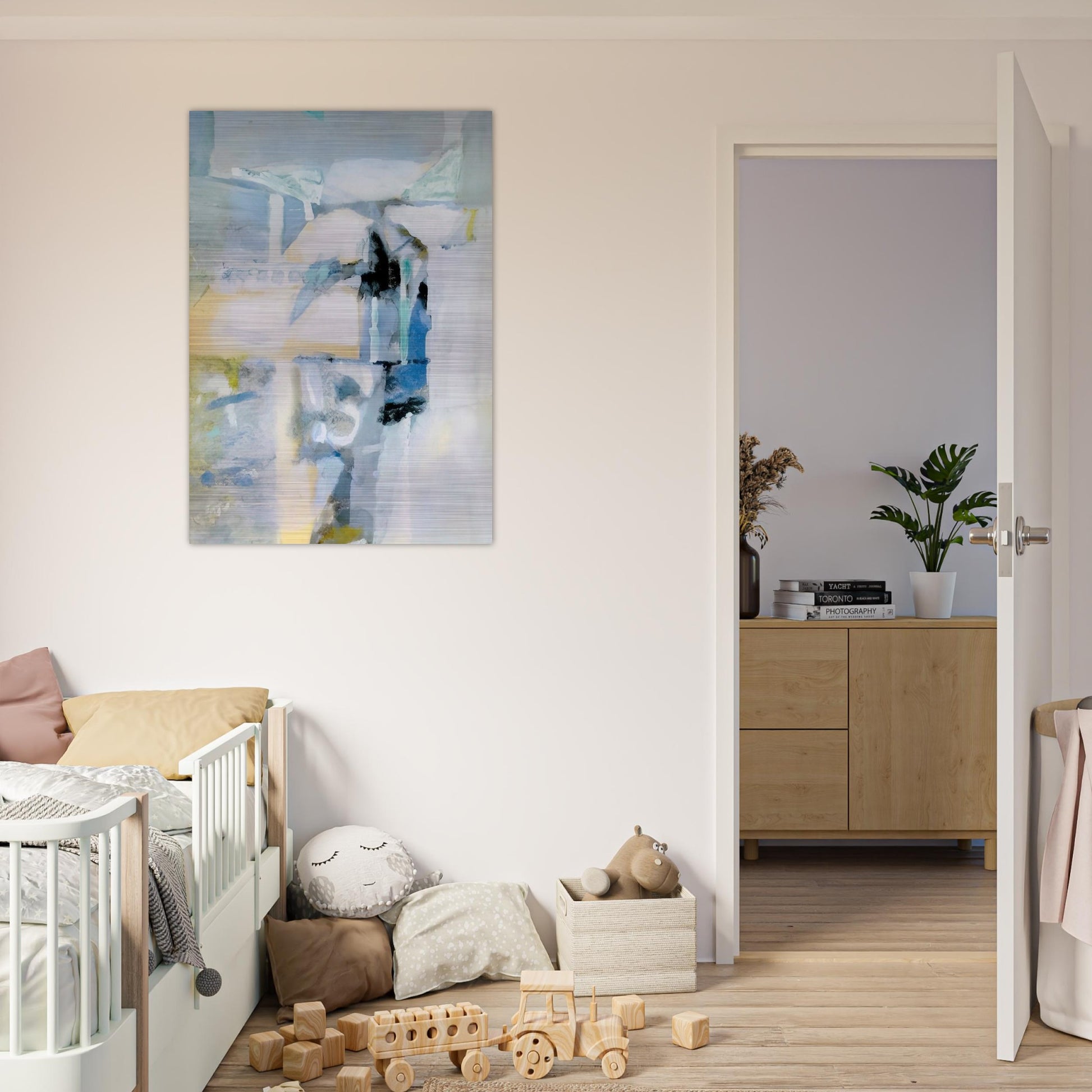 Reflexos - Lyrical Abstraction - Menez Brushed Aluminum Print - 70x100 cm / 28x40 inches | Menez Aluminum Print | Menez Prints
