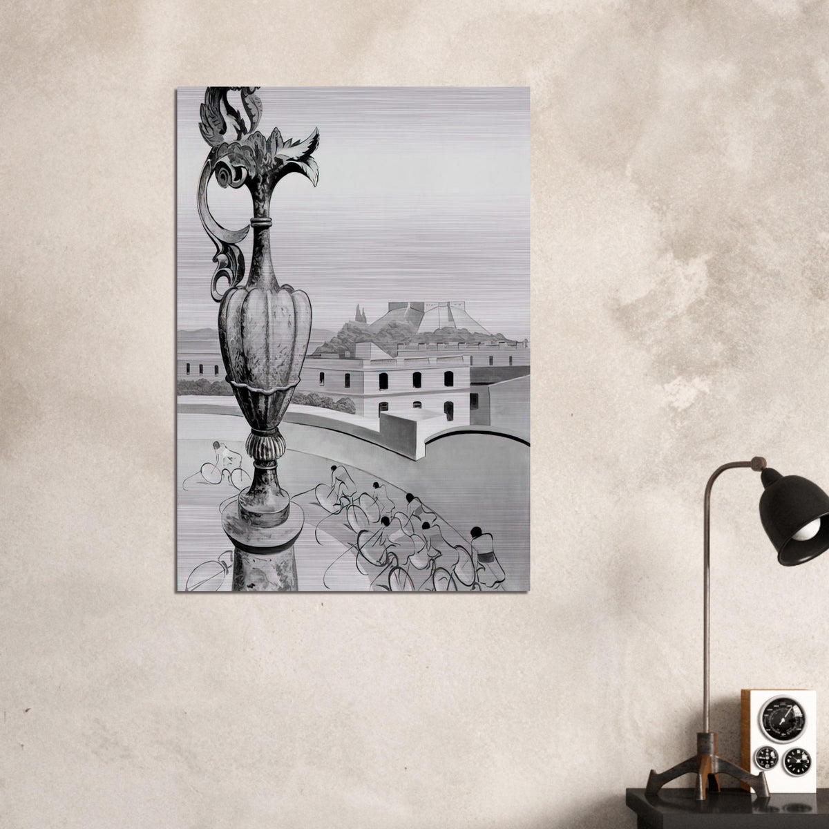 OPTICAL HOPES AND ILLUSIONS - Man Ray Brushed Aluminum Print - 70x100 cm / 28x40 inches | Man Ray Aluminum Print | Man Ray Prints