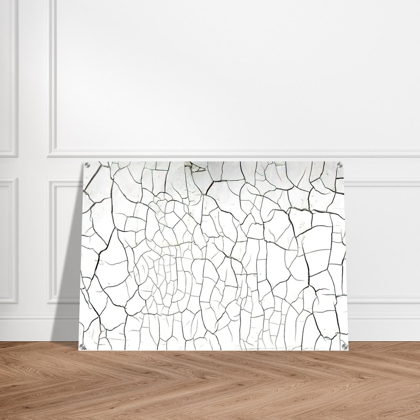 White Cretto - 1975 - Alberto Burri Acrylic Print - 70x100 cm / 28x40″ inches