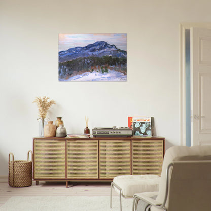 Mount Kolsaas - claude monet Brushed Aluminum Print - 70x100 cm / 28x40 inches | claude monet Aluminum Print | claude monet Prints