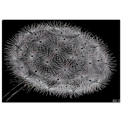 BLOWBALL II - MC Escher Brushed Aluminum Print - 70x100 cm / 28x40 inches | MC Escher Aluminum Print | MC Escher Prints | Maurits Cornelis Escher Prints