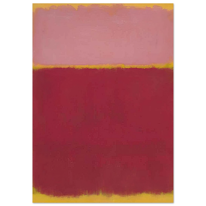 Mark Rothko - Untitled No. 17 - 1961 Wall Art - 30x40 cm / 12x16 inches - Premium Wooden Framed Poster With Fine Art Paper - White frame