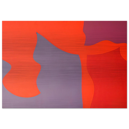 Passage-‚rosion - Fernand Leduc Brushed Aluminum Print - 70x100 cm / 28x40 inches | Fernand Leduc Aluminum Print | Fernand Leduc Prints